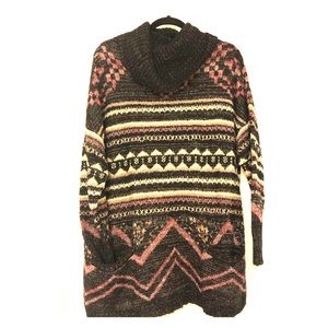 Lucky Brand Patterned Knit Sweater